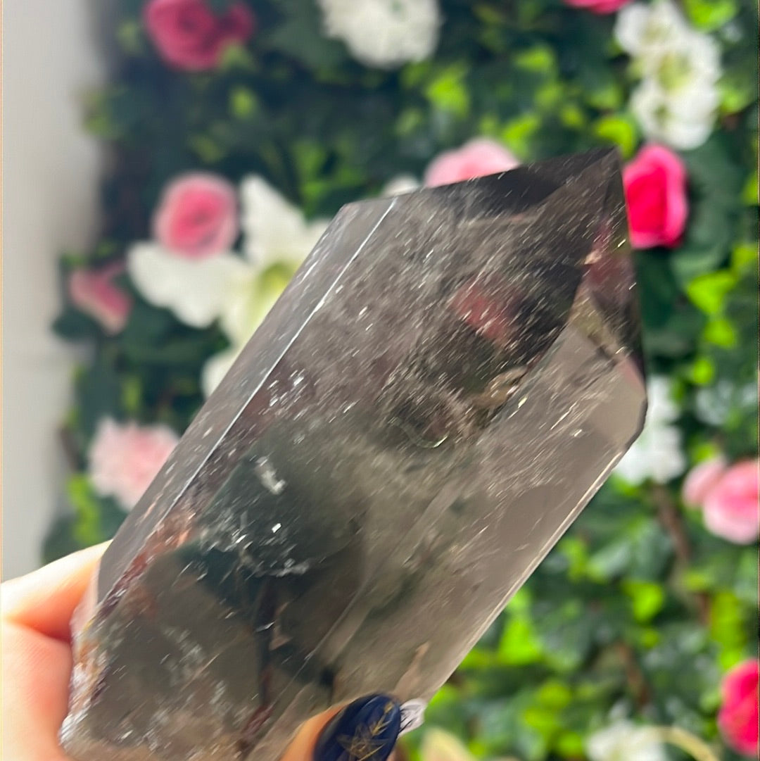 Smoky Quartz Point Wand