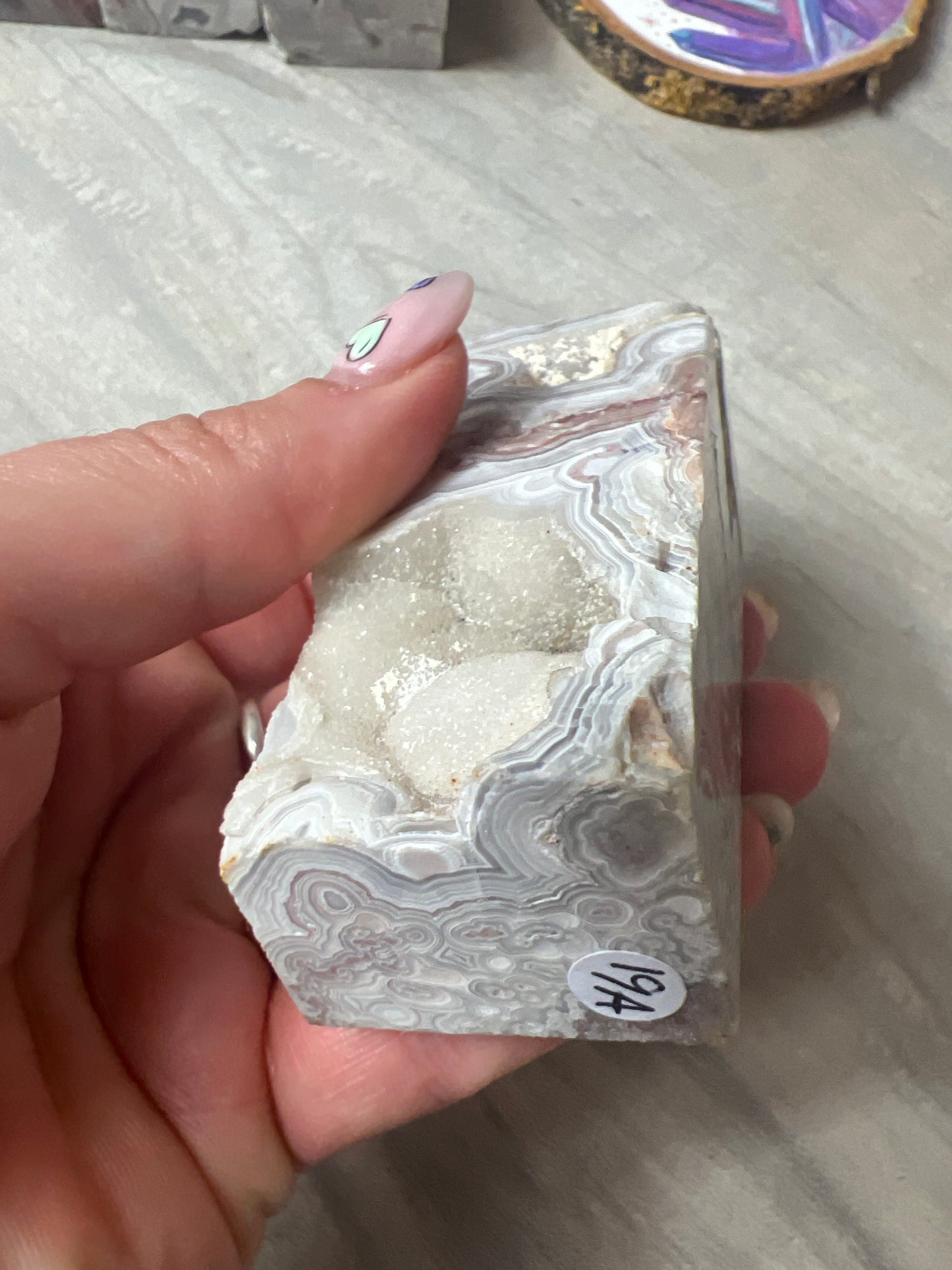 Mexican Agate tower point