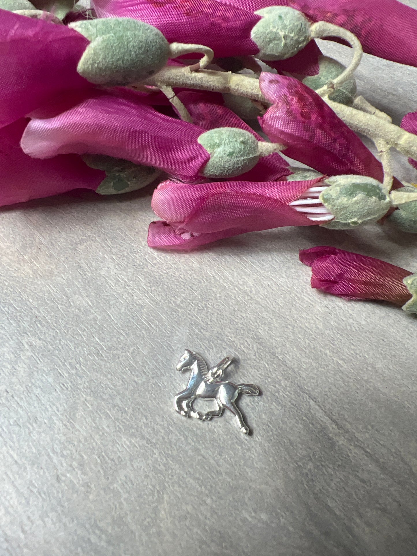 Horse 925 Sterling Silver Pendant Charm