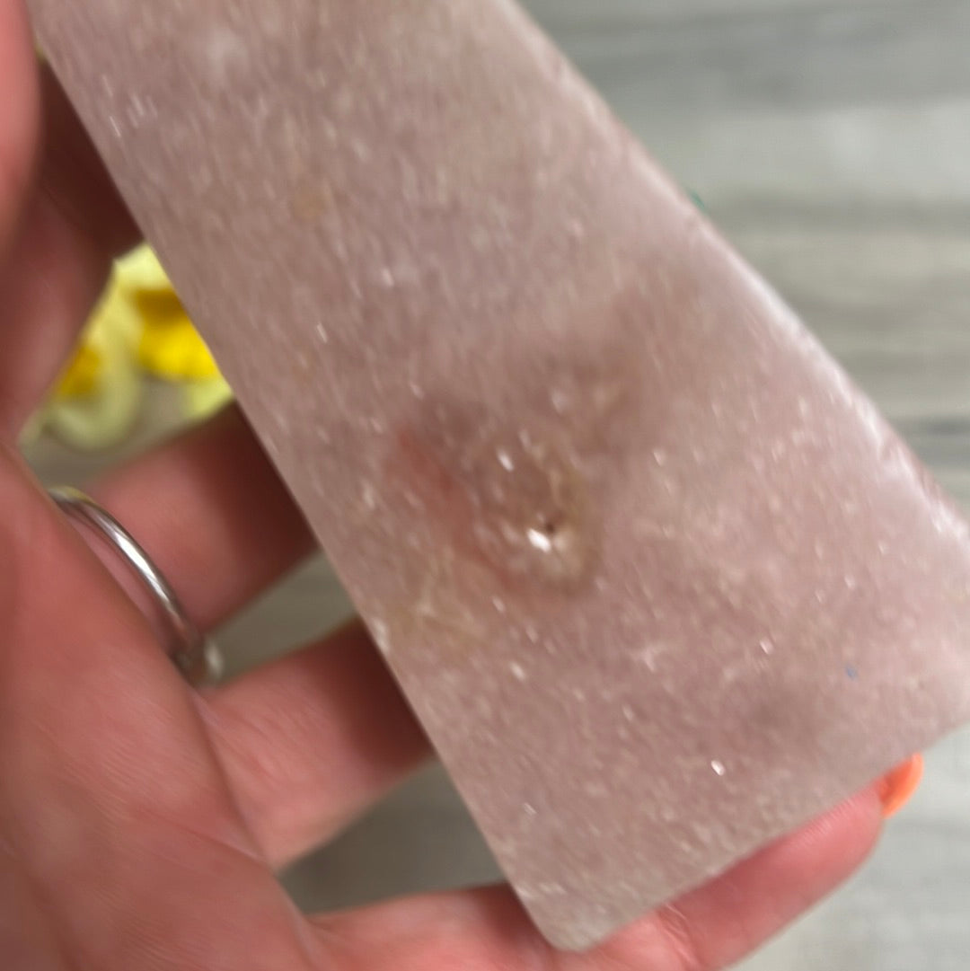 Brazilian Pink Amethyst Tower Point