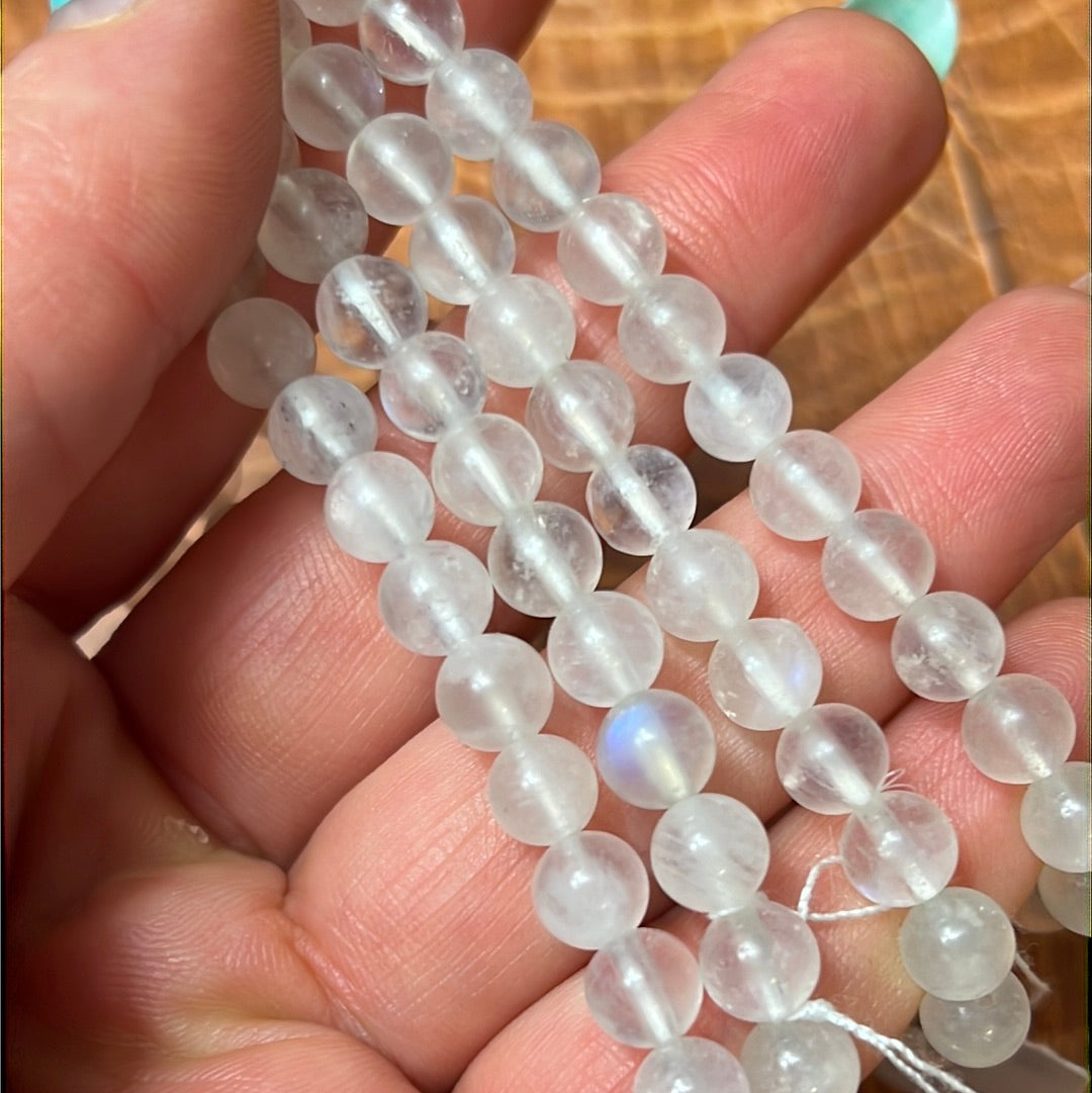 Moonstone Bead Bracelet