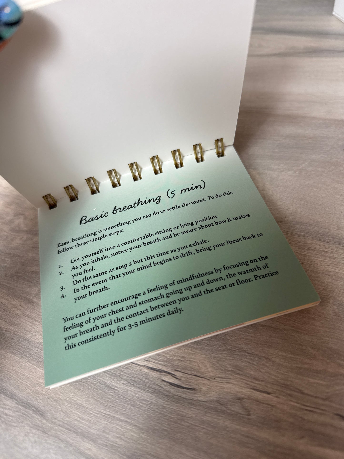 Mindfulness Daily flip chart