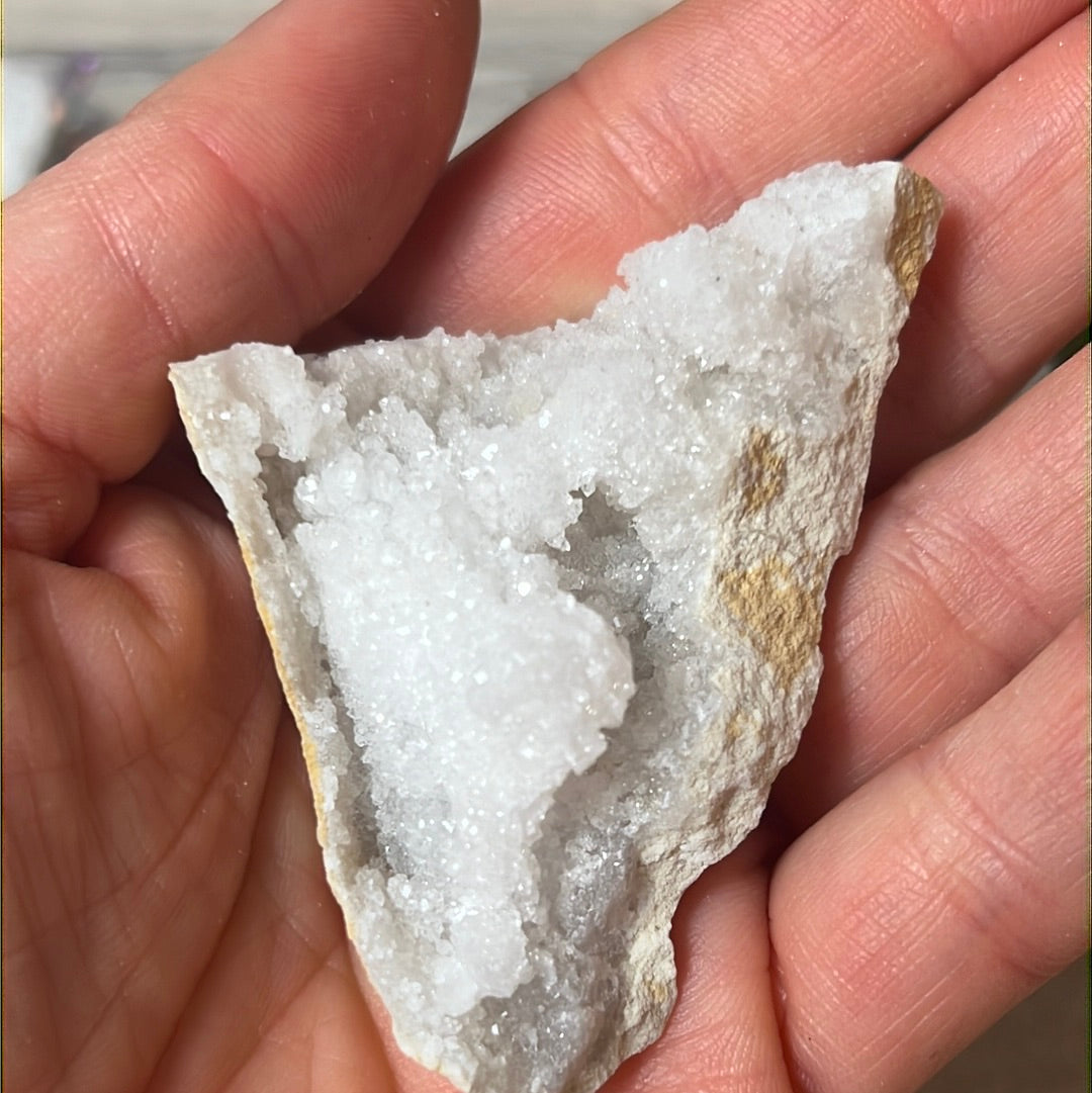 Snow Quartz Druzy specimen