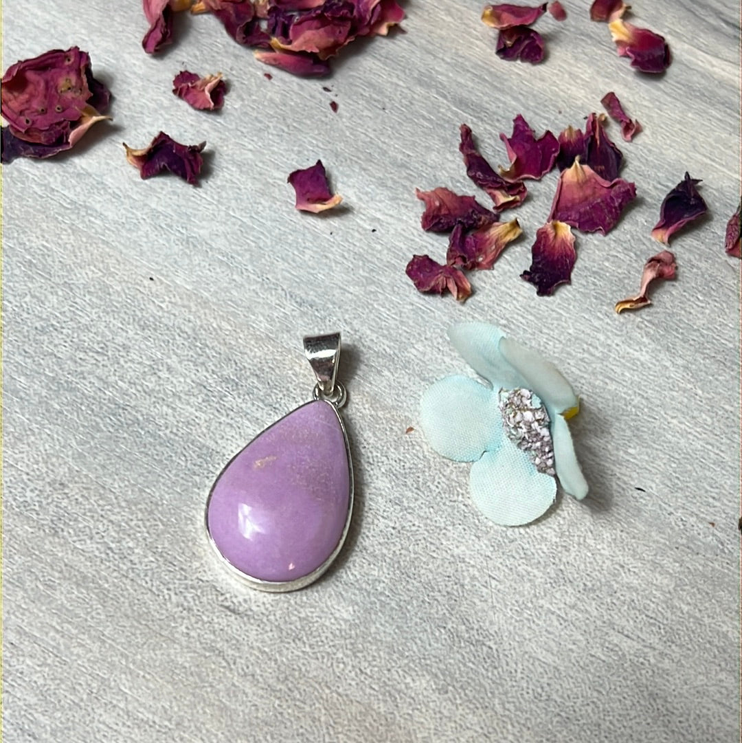 Phosphosiderite Phos Phos 925 Sterling Silver Pendant