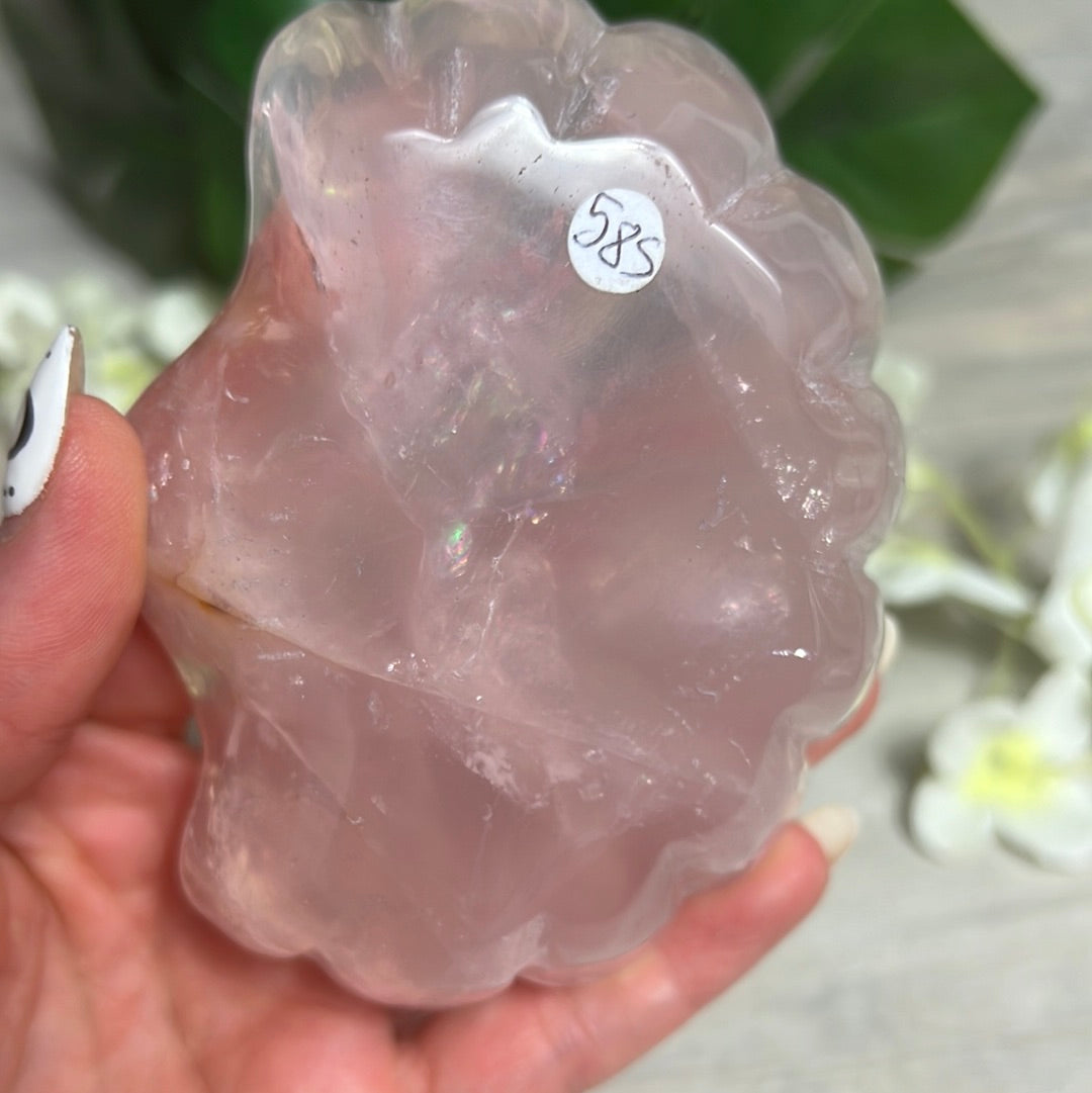 Rose Quartz Shell / Charging Bowl