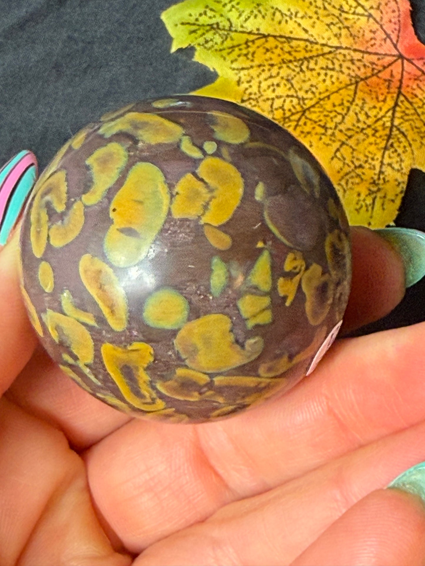 Fruit Jasper Sphere