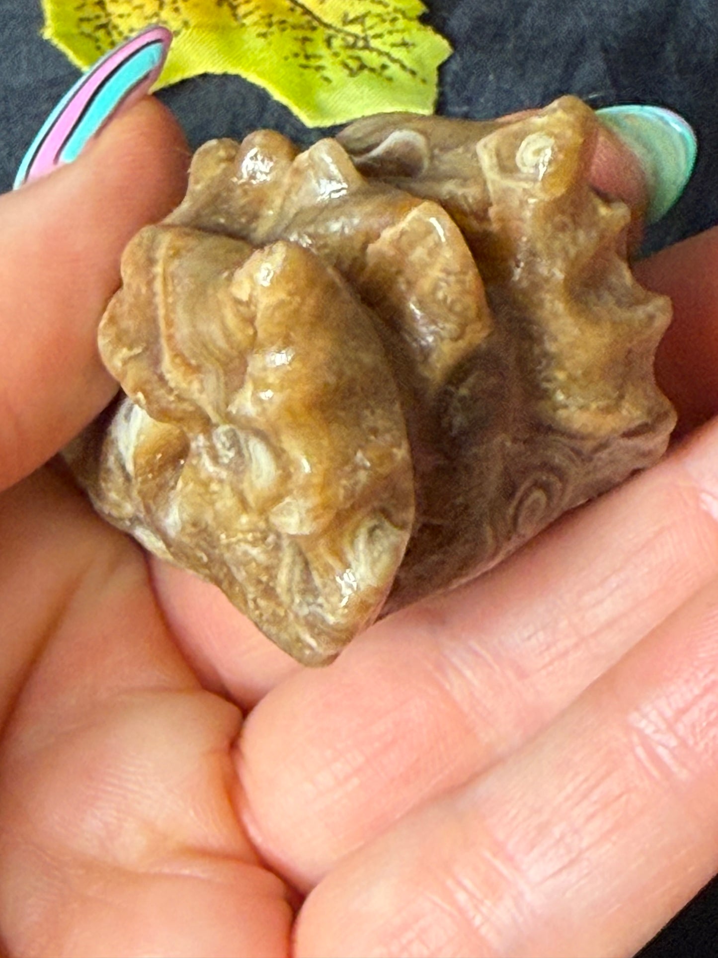 Honey Calcite Dragon