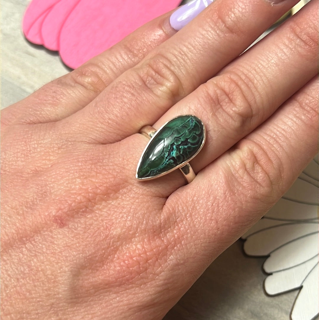 Malacolla 925 Sterling Silver Ring - Size O