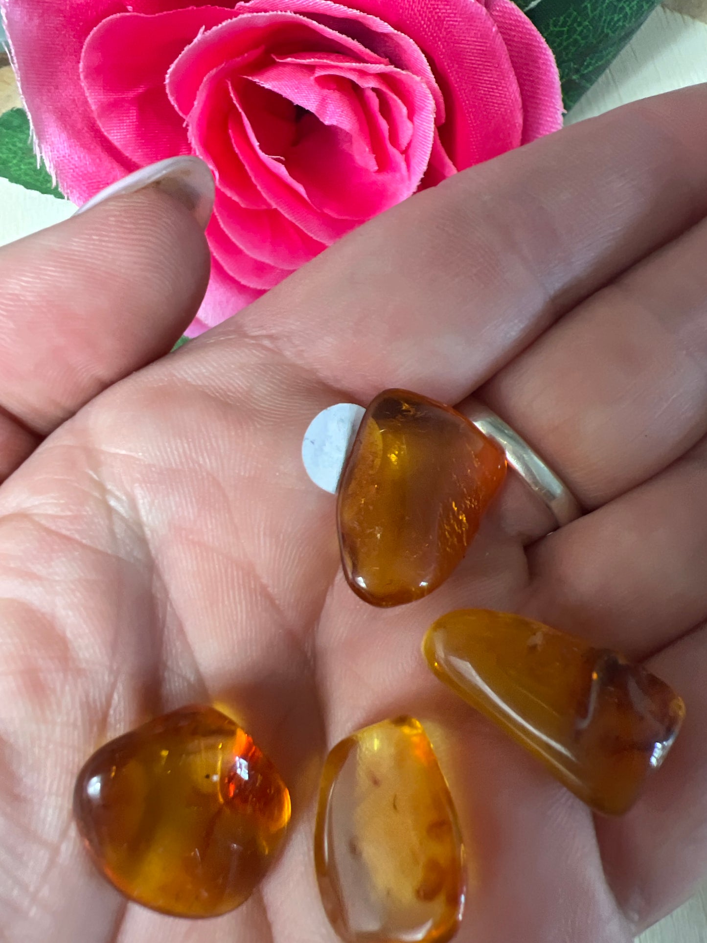 Amber Mini Tumblestone Tumble