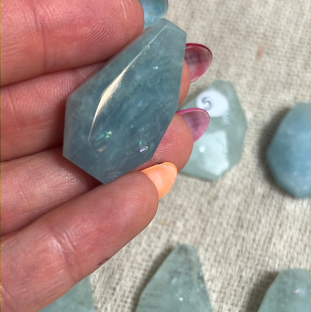 Aquamarine Mini Freeform - AA Grade