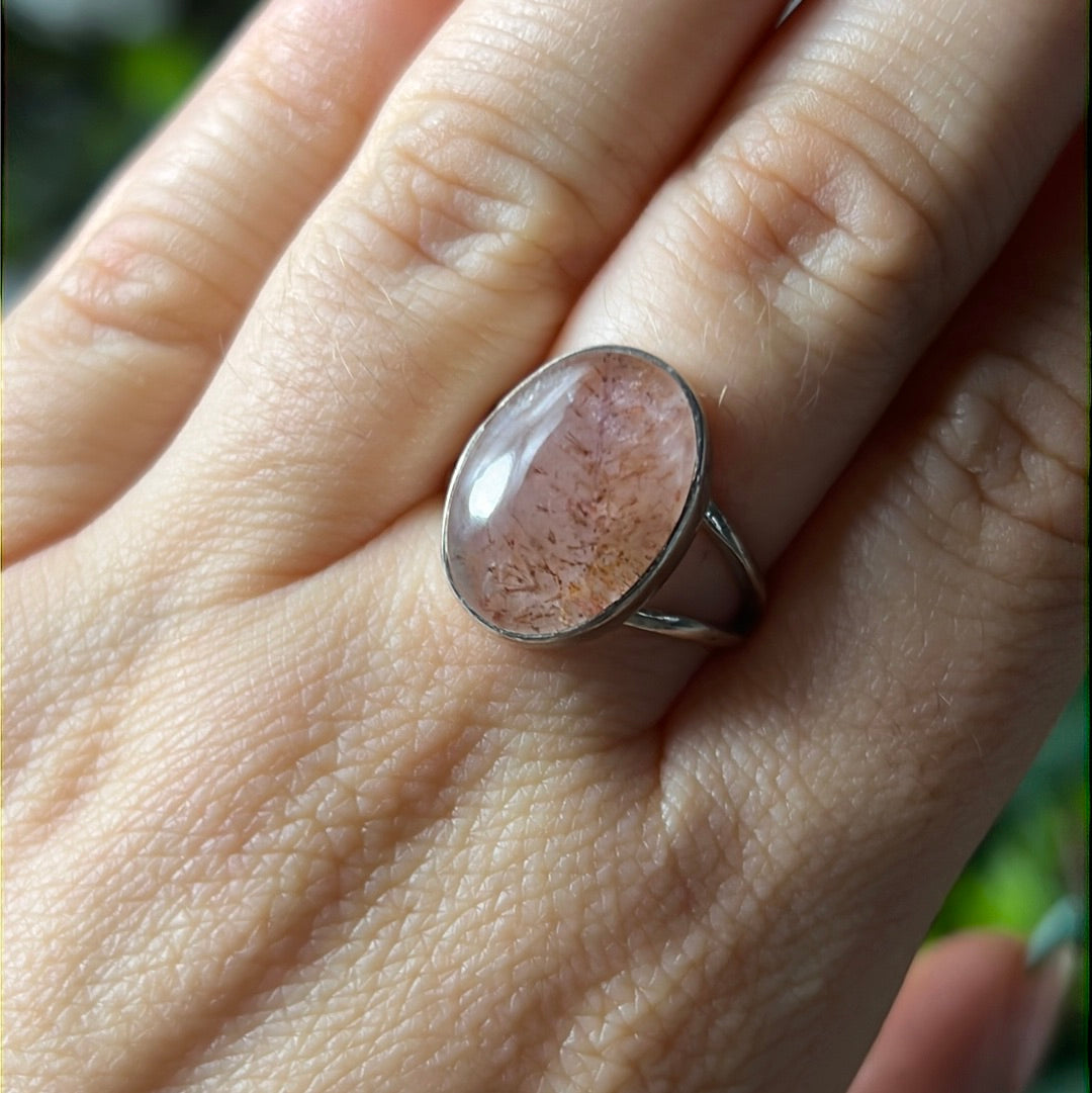 Super Seven 925 Silver Ring -  Size N 1/2 - O