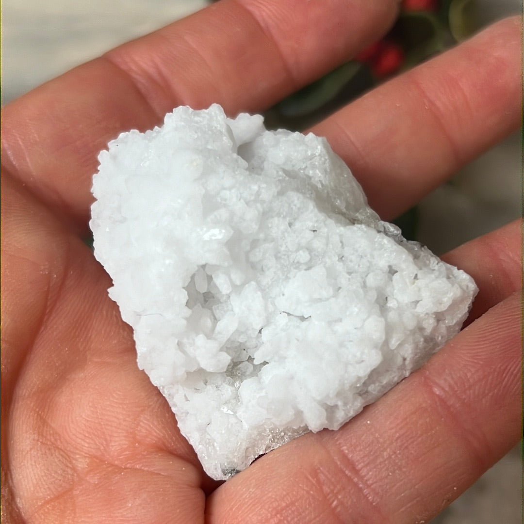 Snow Quartz Druzy specimen