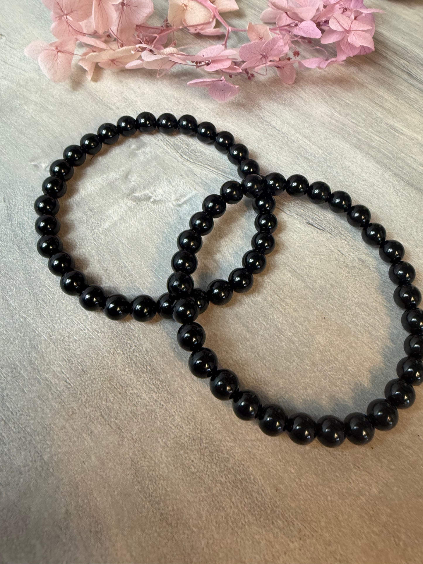 Black Tourmaline Bracelet - 6mm