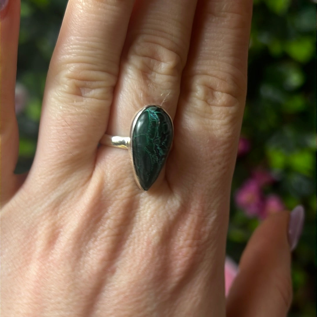 Malacolla 925 Sterling Silver Ring - Size O