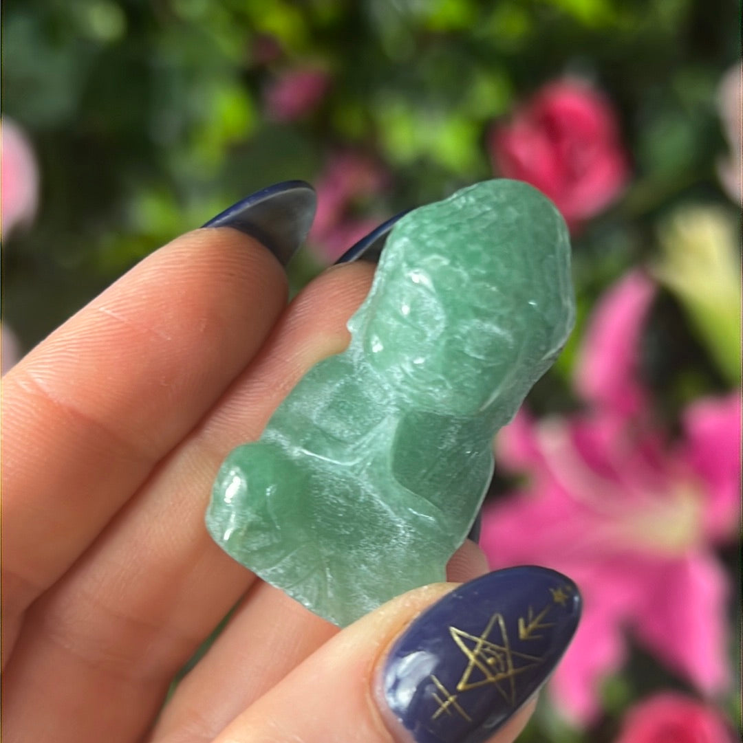 Green Aventurine Baby Buddha