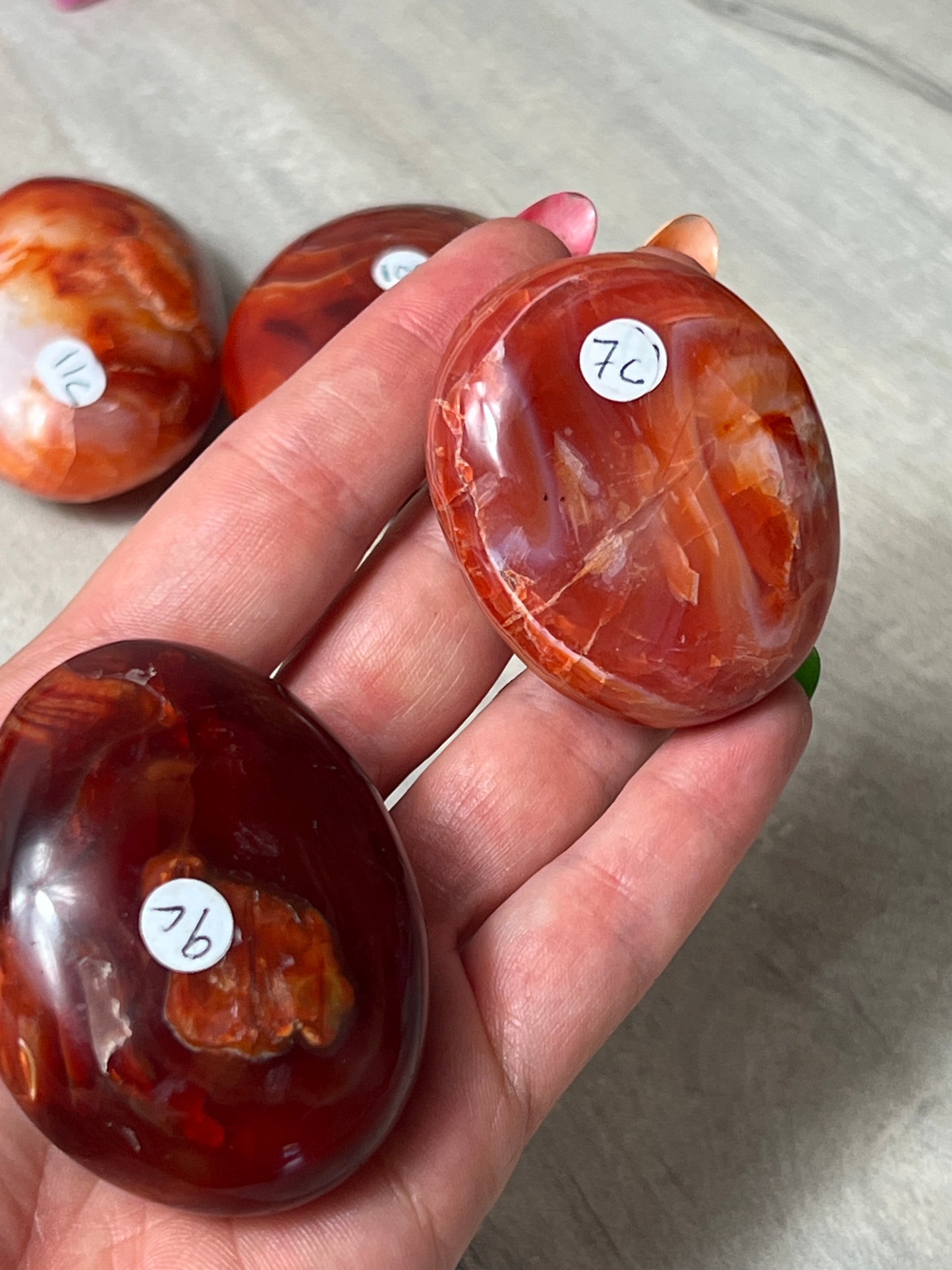 Stunning Large Carnelian Palm