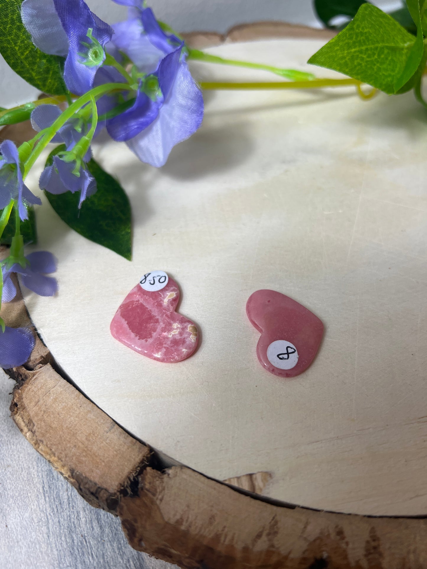 Rhodochrosite Heart