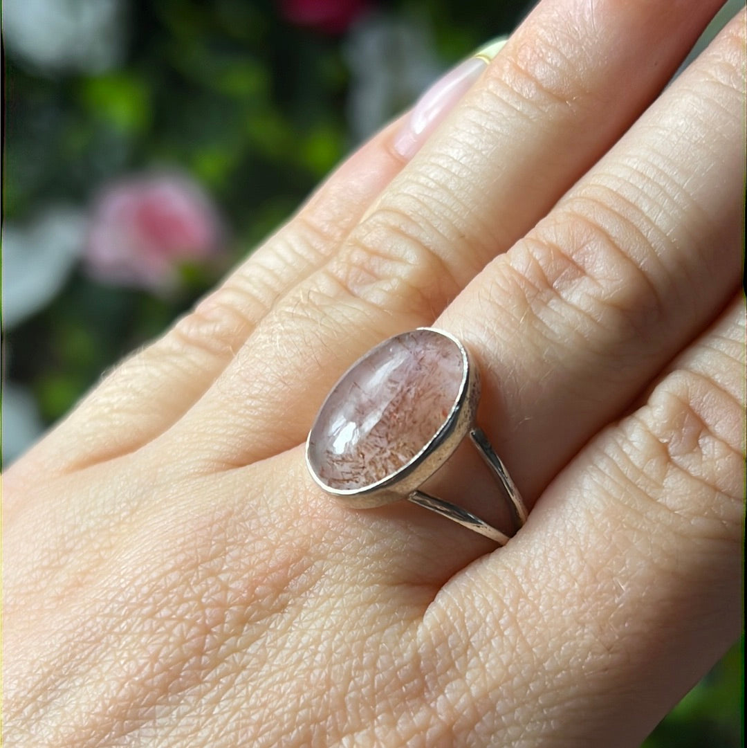 Super Seven 925 Silver Ring -  Size N 1/2 - O