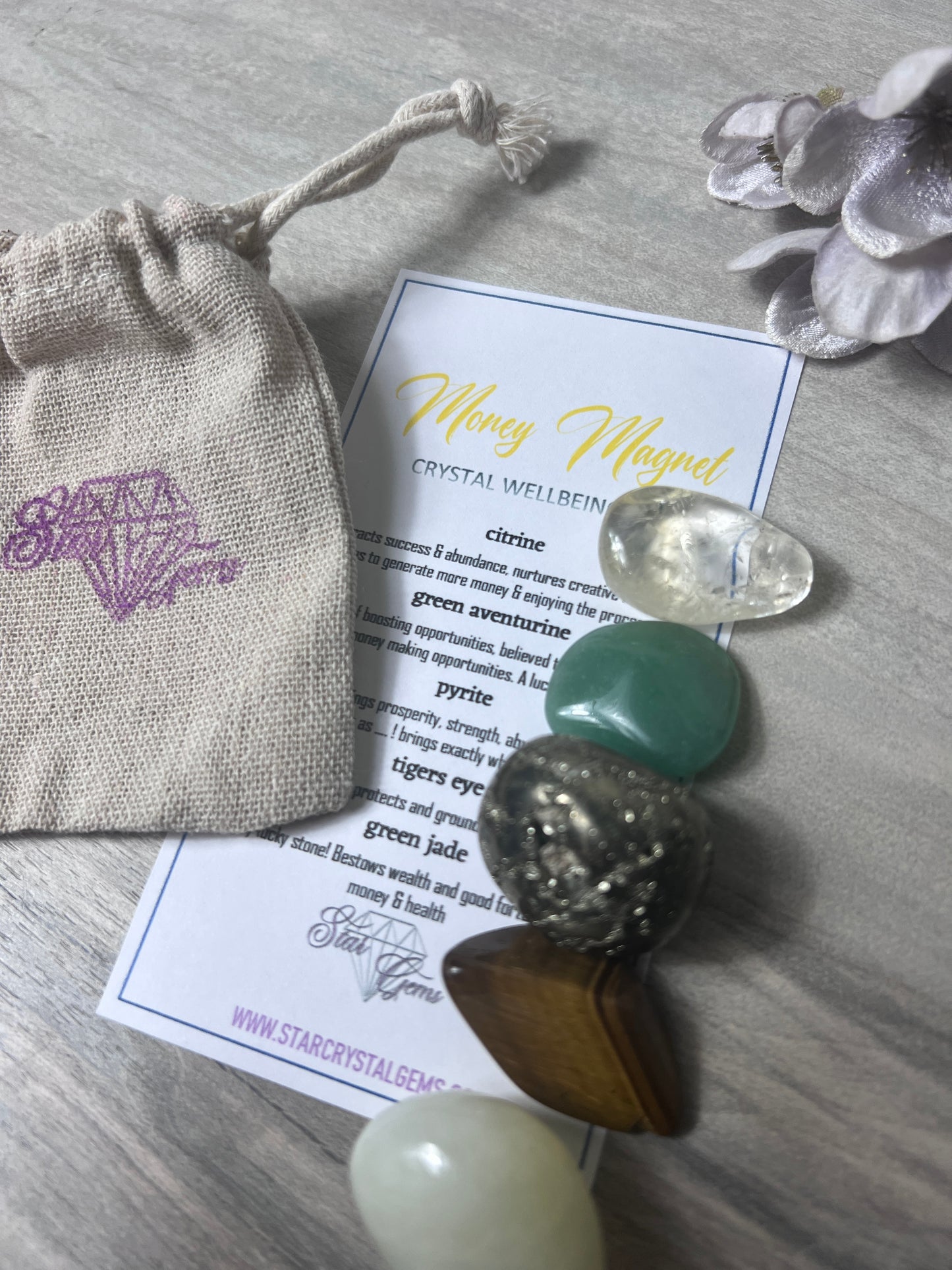 Starcrystalgems - Money Magnet - Tumblestone Kit