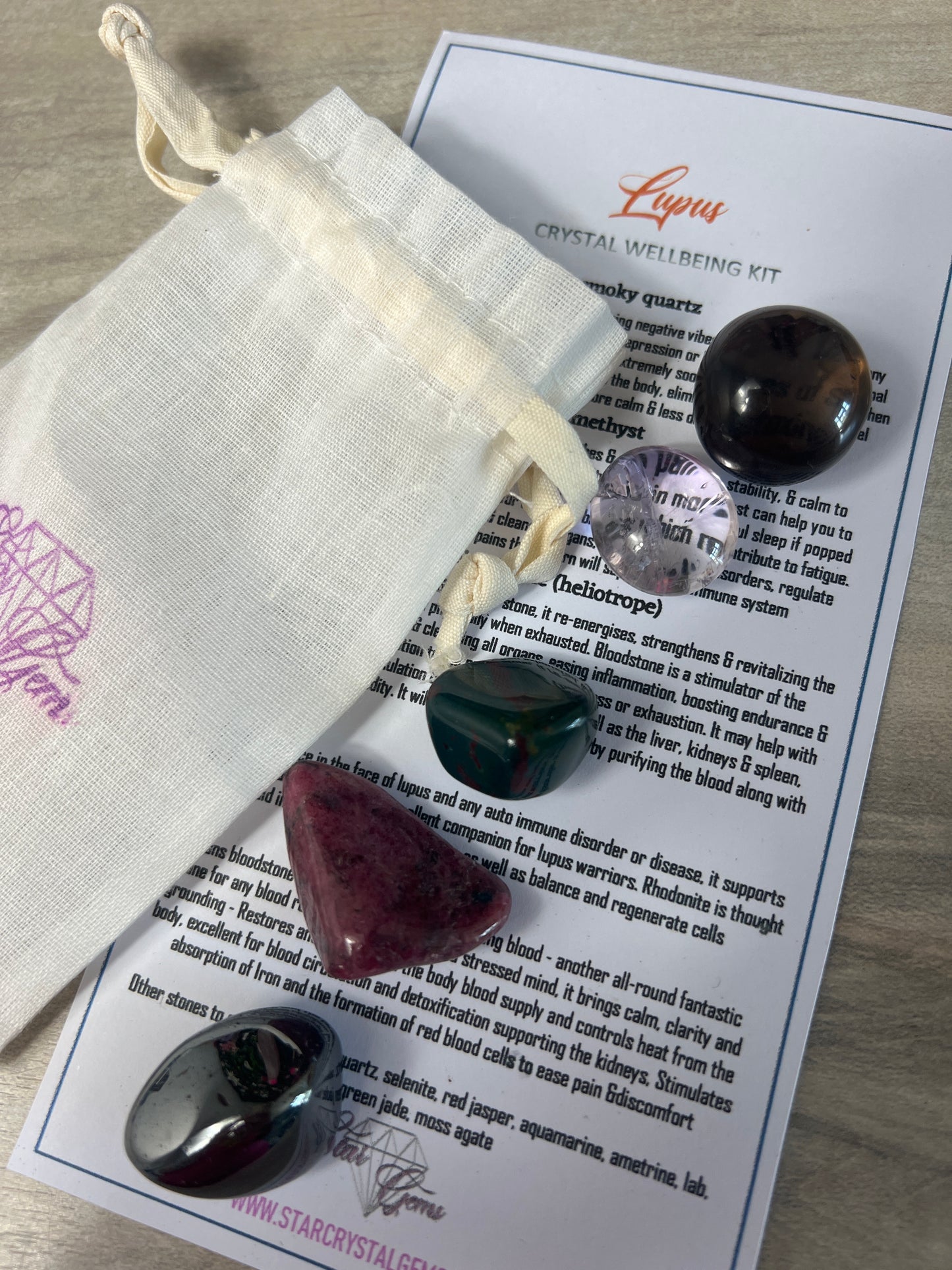 Starcrystalgems - Lupus Tumblestone Kit