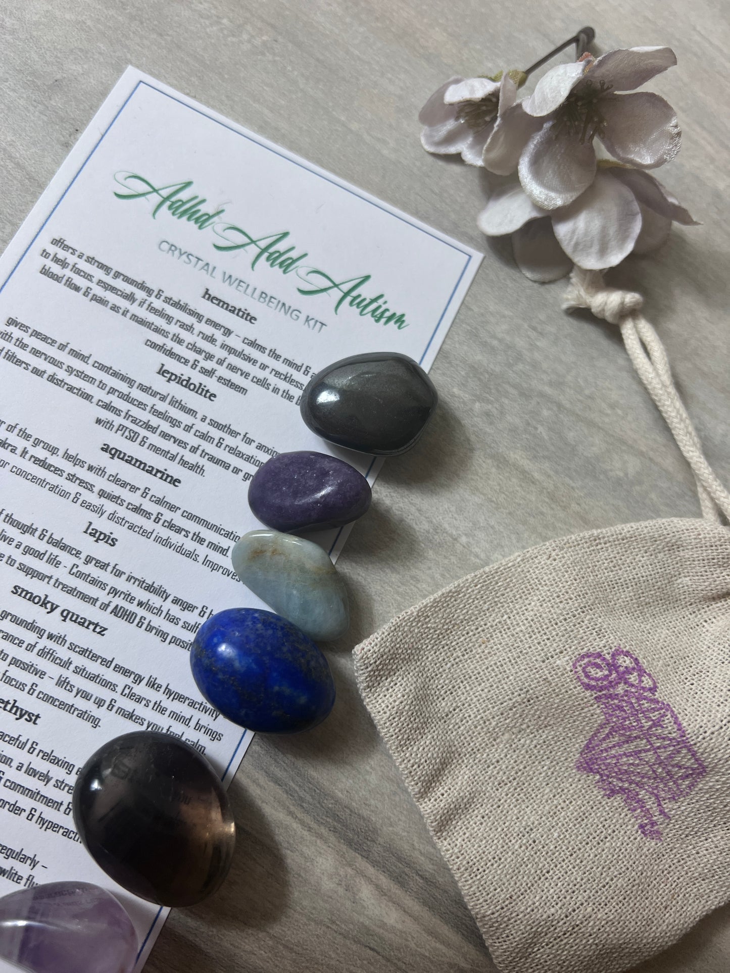 Starcrystalgems - ADHD ADD Autism - Tumblestone Kit
