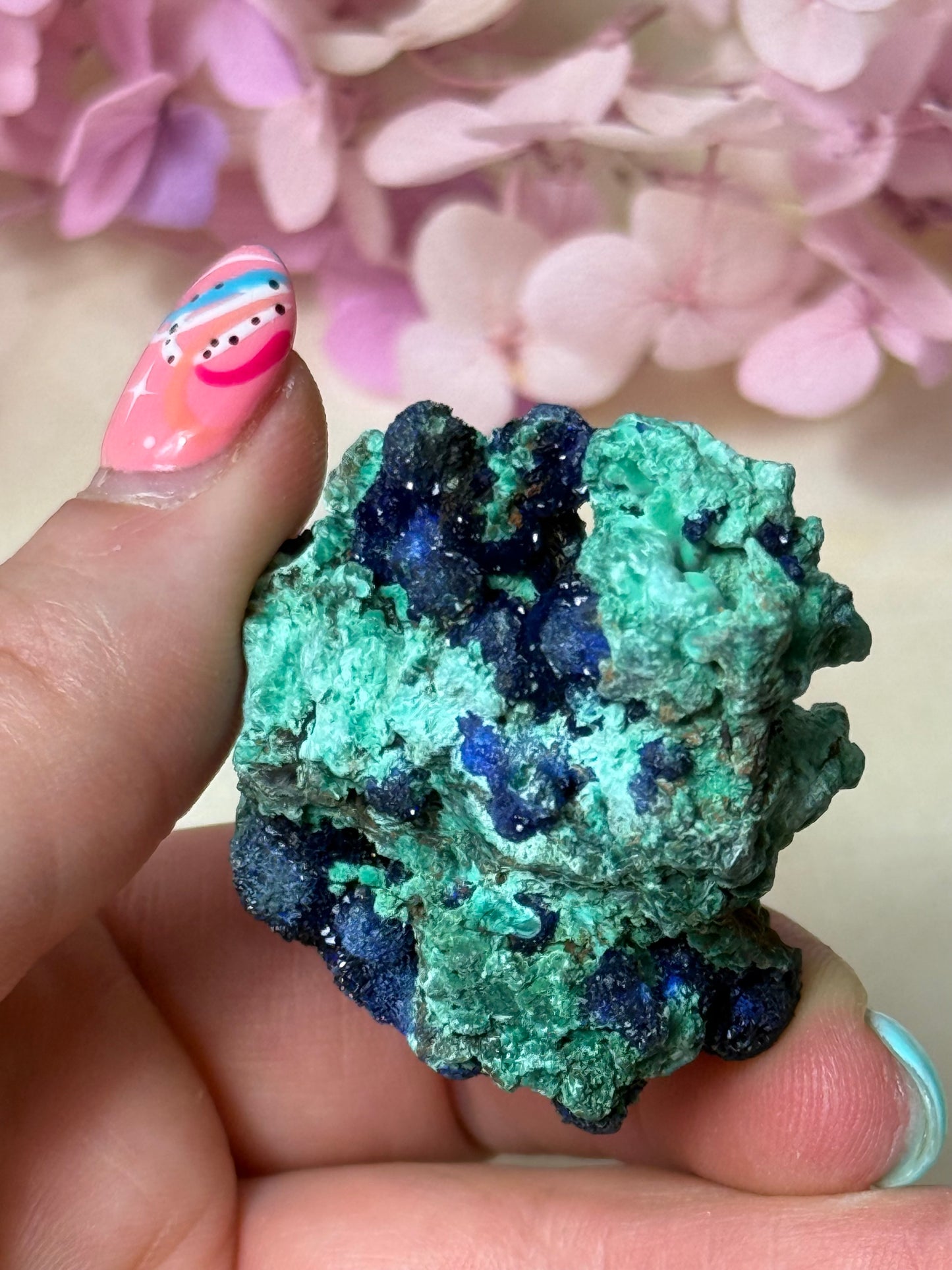 Azurite Specimen Chunk with Malachite