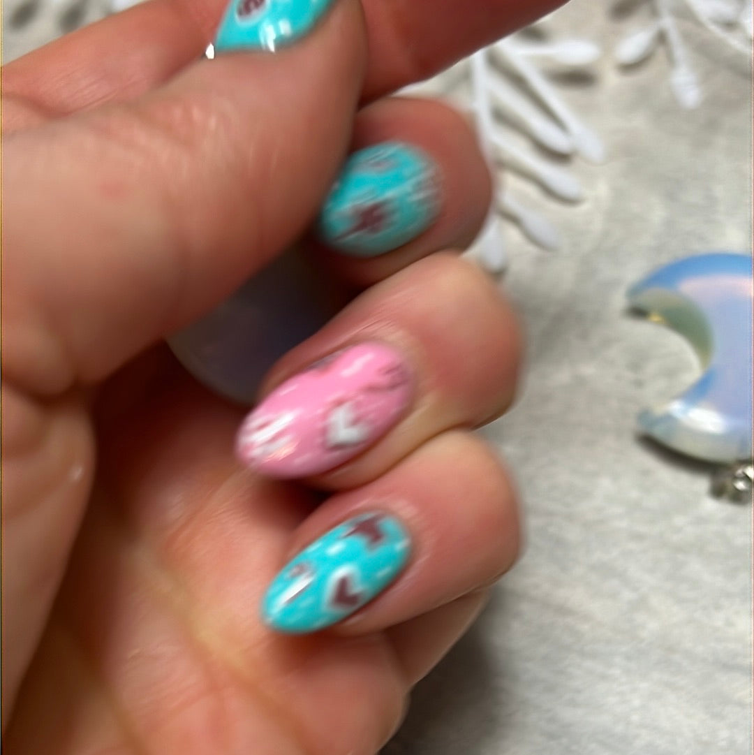 Opalite Moon - 925 Sterling Silver Pendant