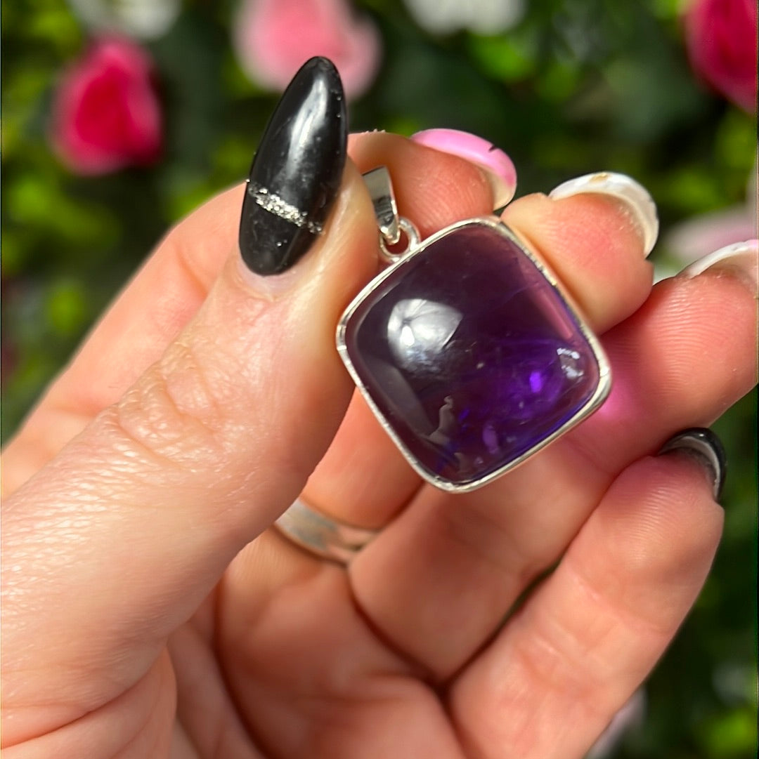 Amethyst 925 Sterling Silver Pendant