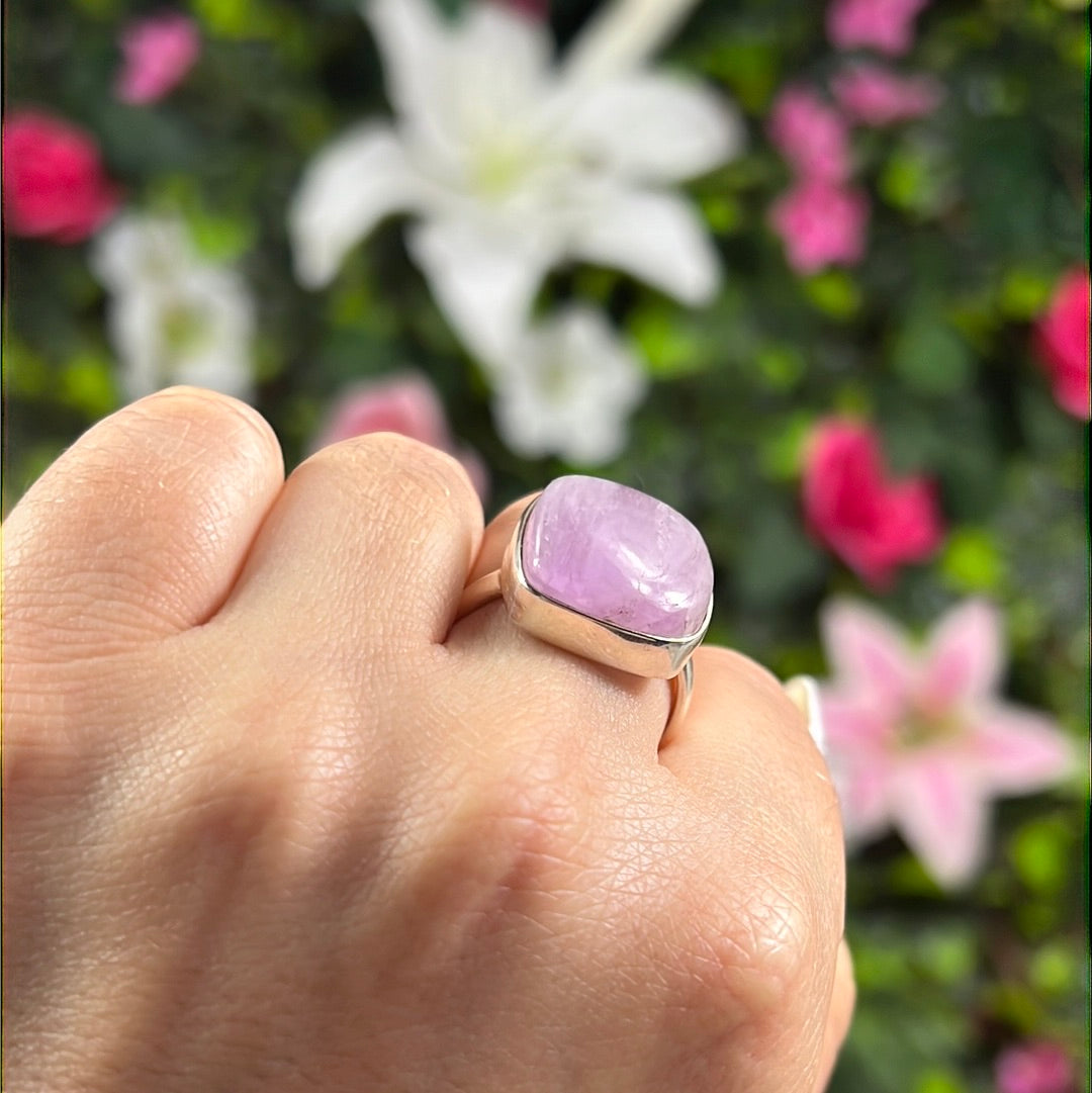Kunzite 925 Ring - Size S