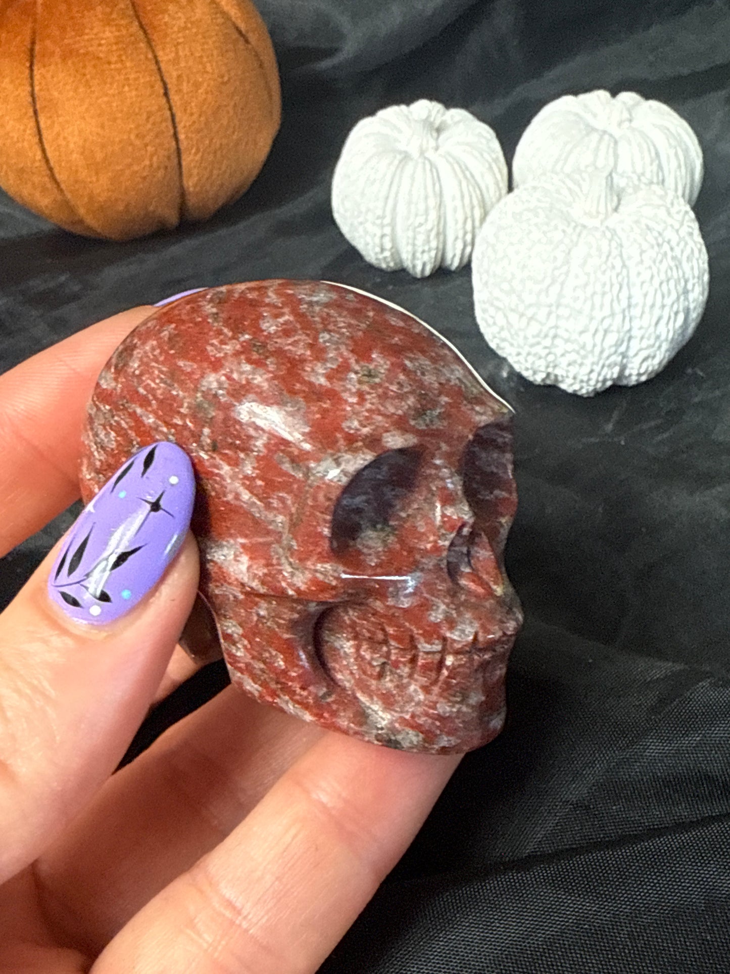 Red Lavakite Skull