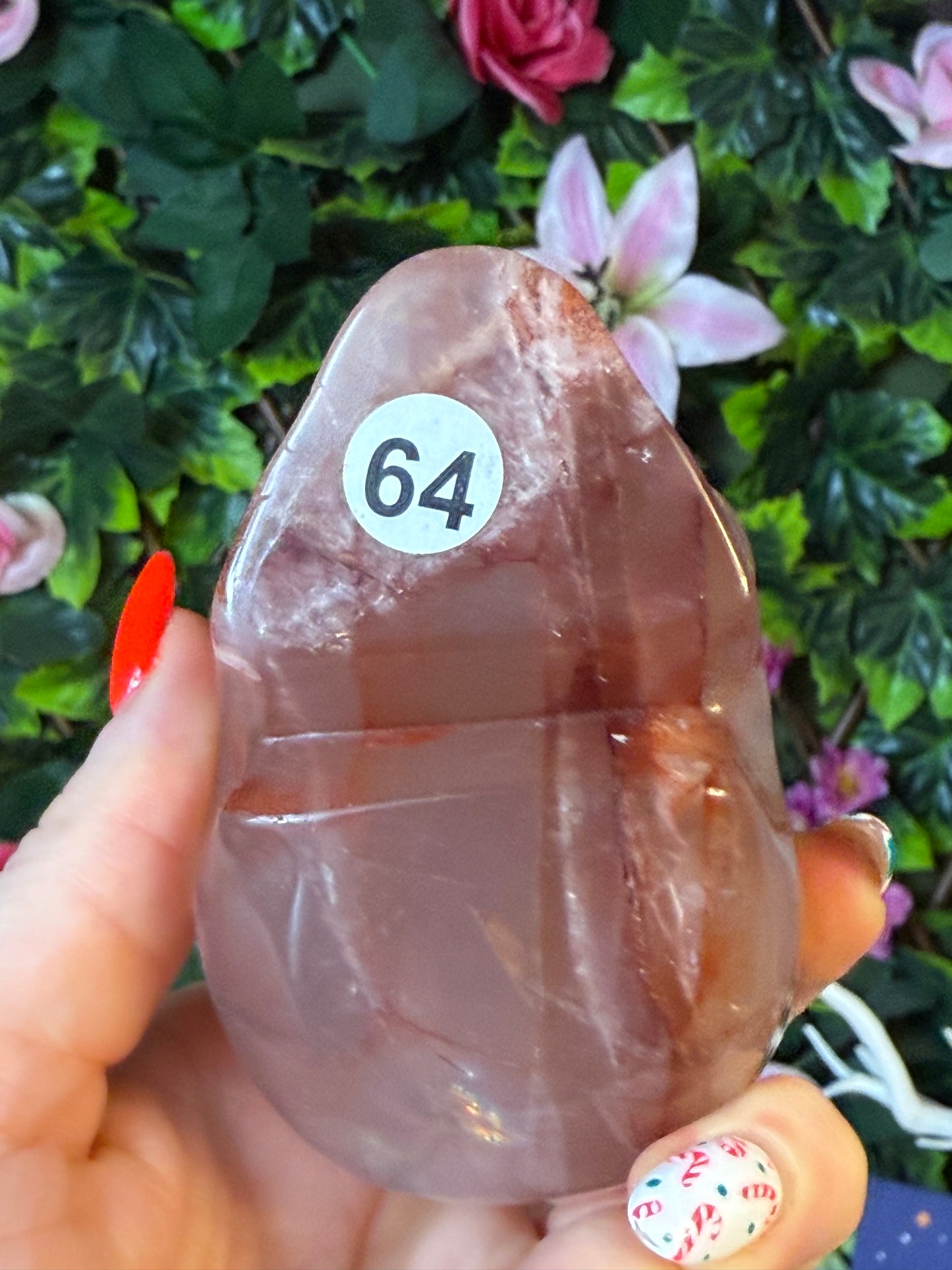 Fire Quartz Skull