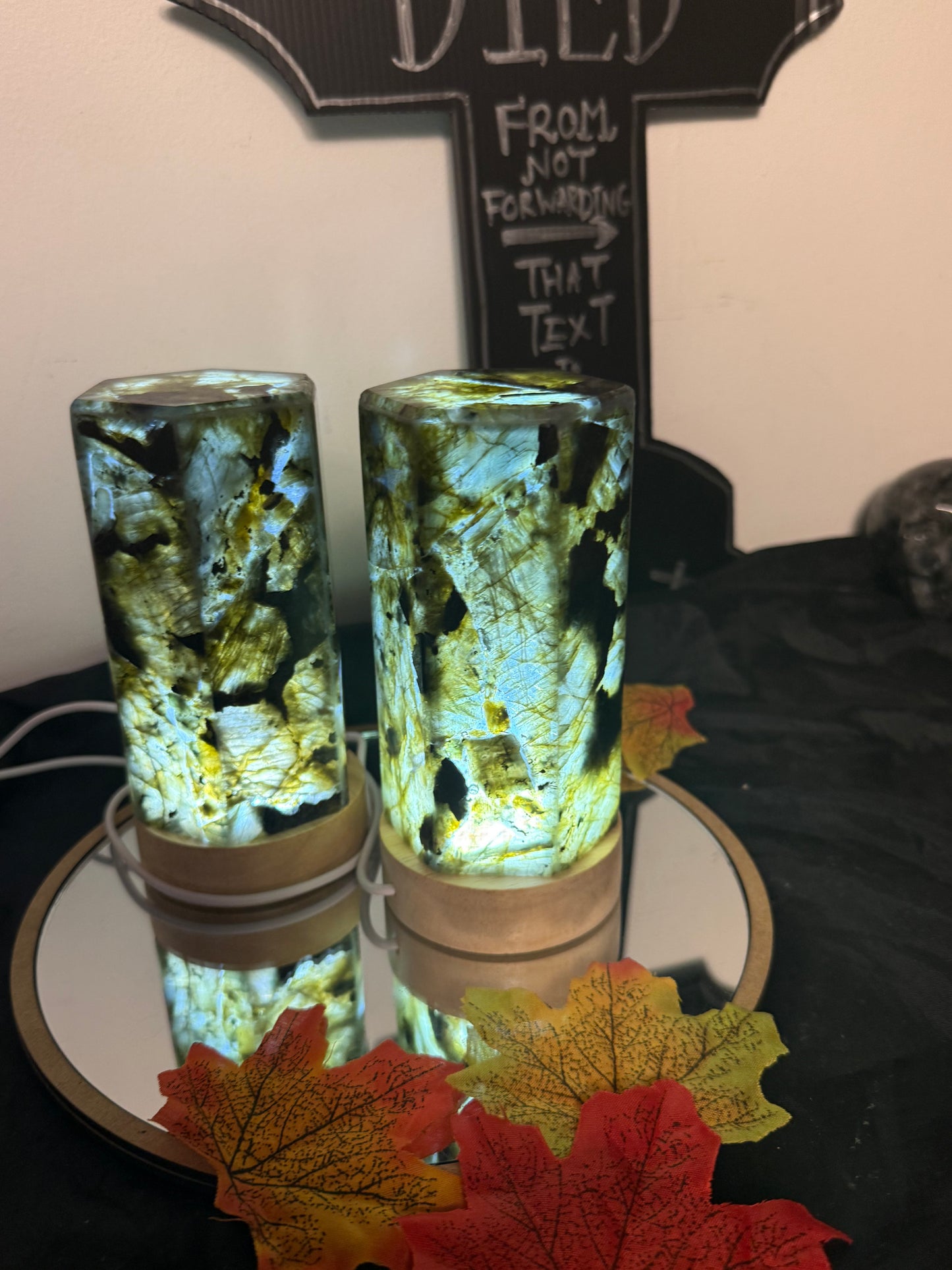 Lab Labradorite Lamp