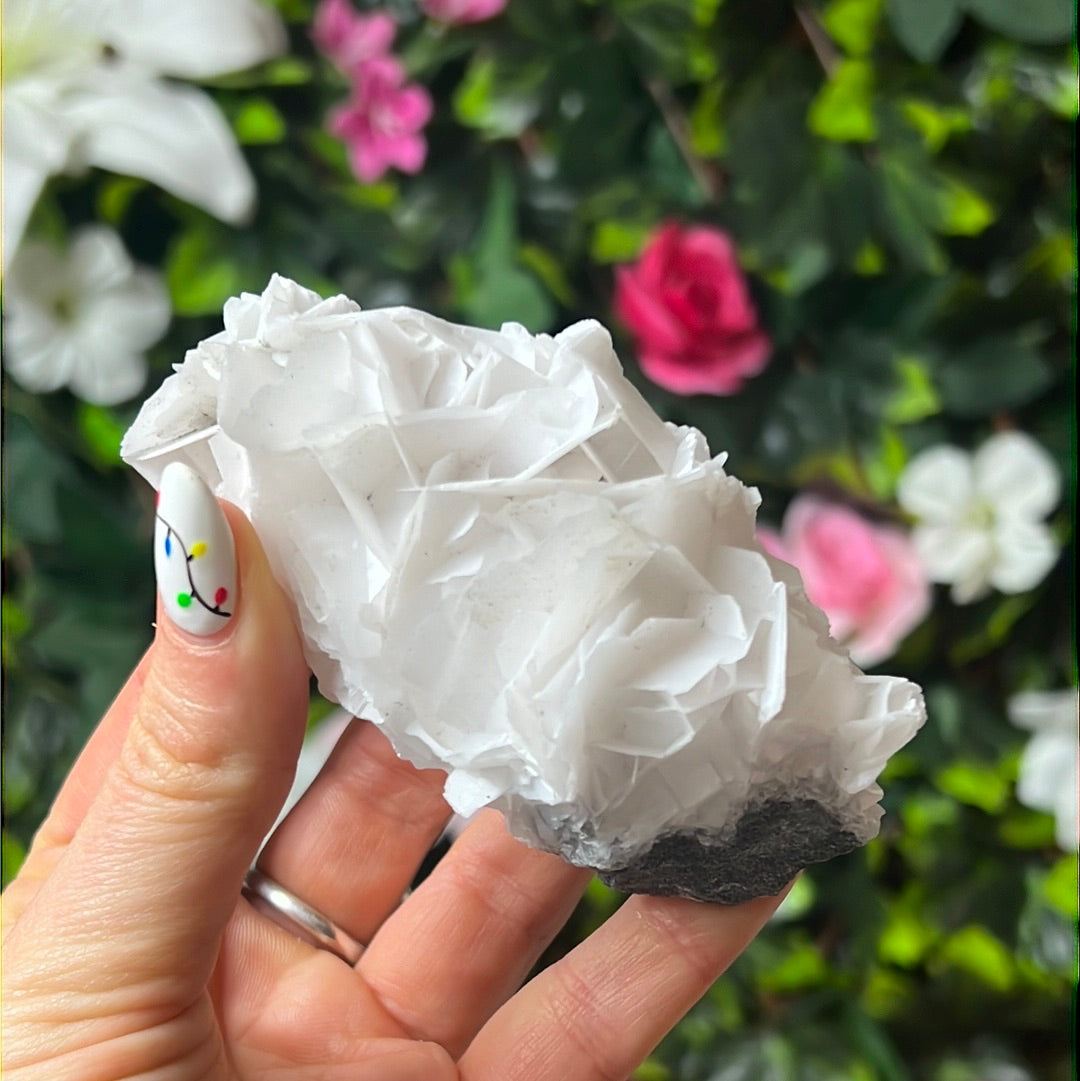Rose Petal Calcite Specimen