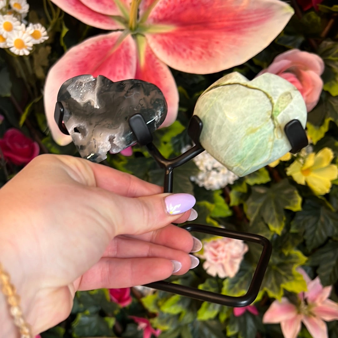 Double Heart Stand Display
