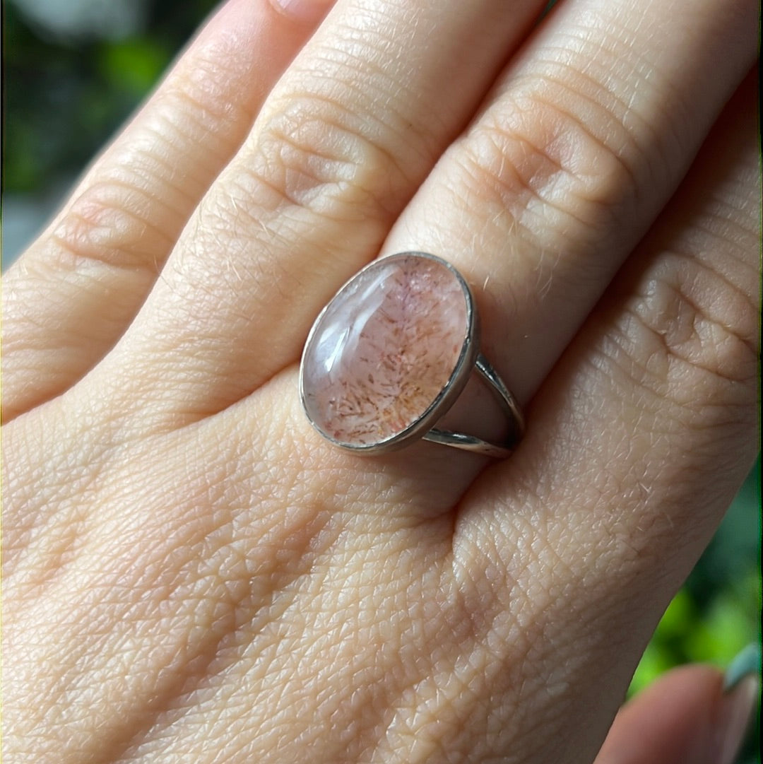 Super Seven 925 Silver Ring -  Size N 1/2 - O