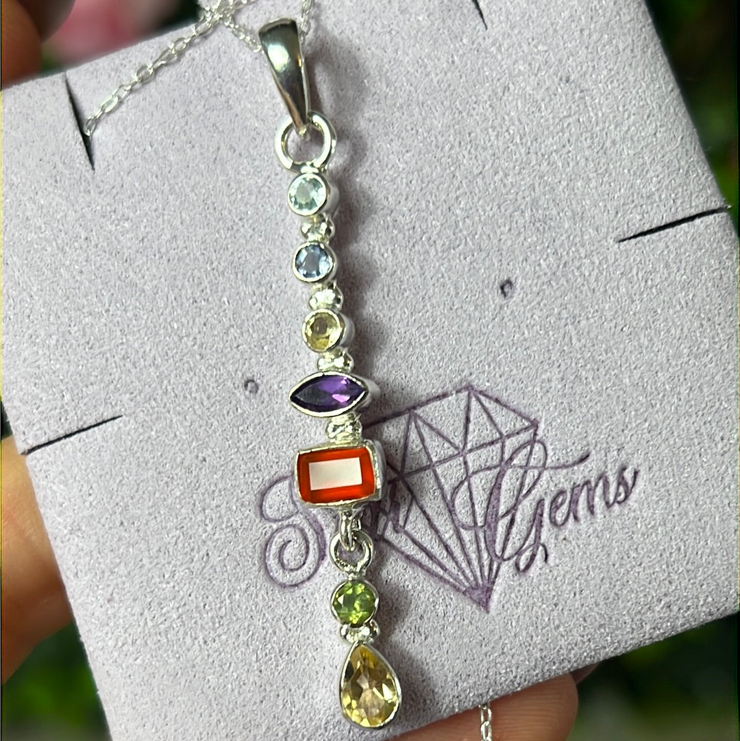 Chakra Multi Sterling 925 Pendant