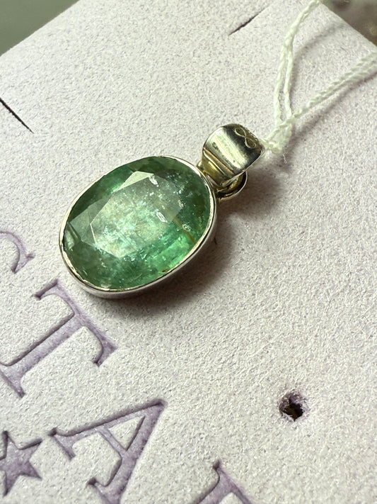 Green Kyanite 925 Pendant