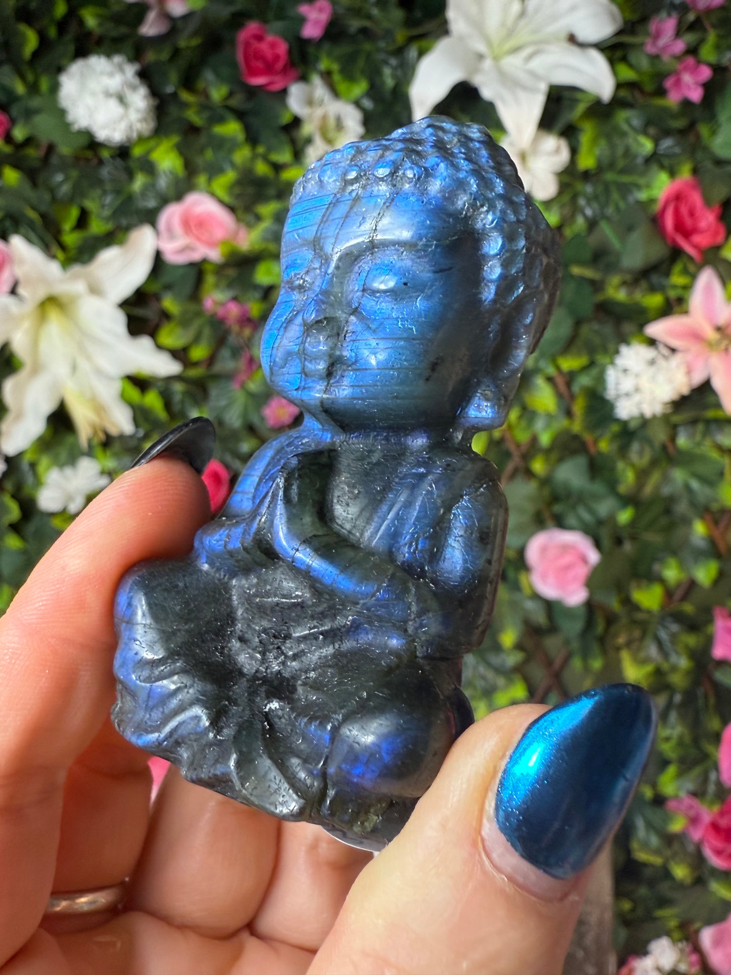 Labradorite Buddha
