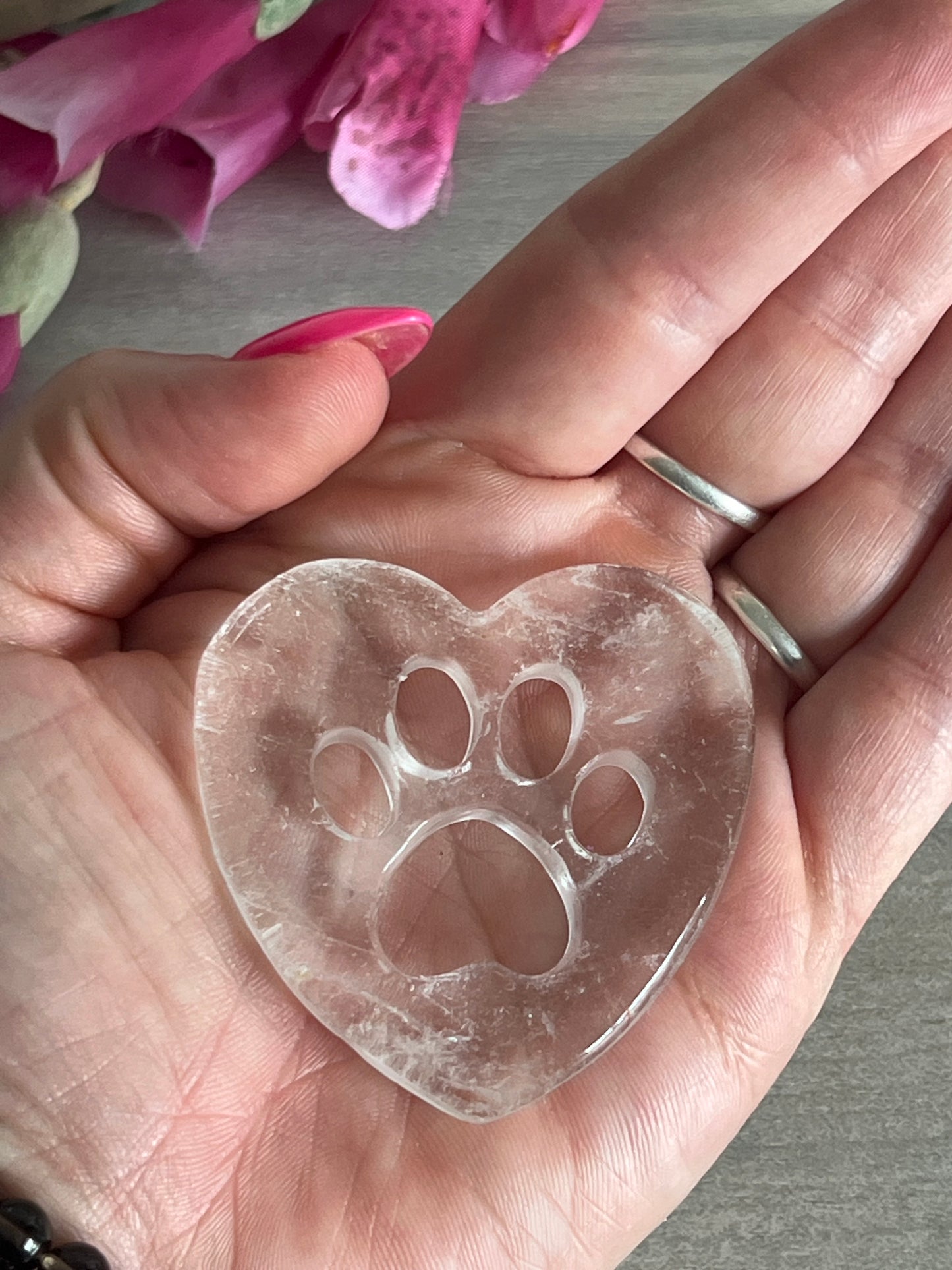 Heart Paw Print - pet Rembrance memorial grief animal lover gift