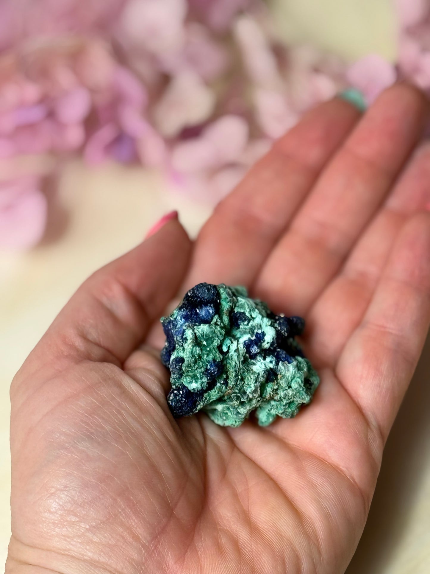 Azurite Specimen Chunk with Malachite