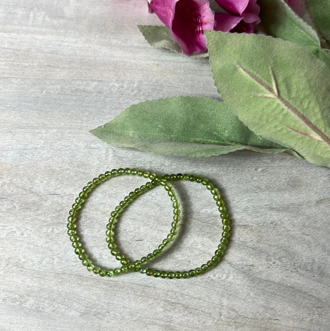 AA Peridot Bracelet - 4mm