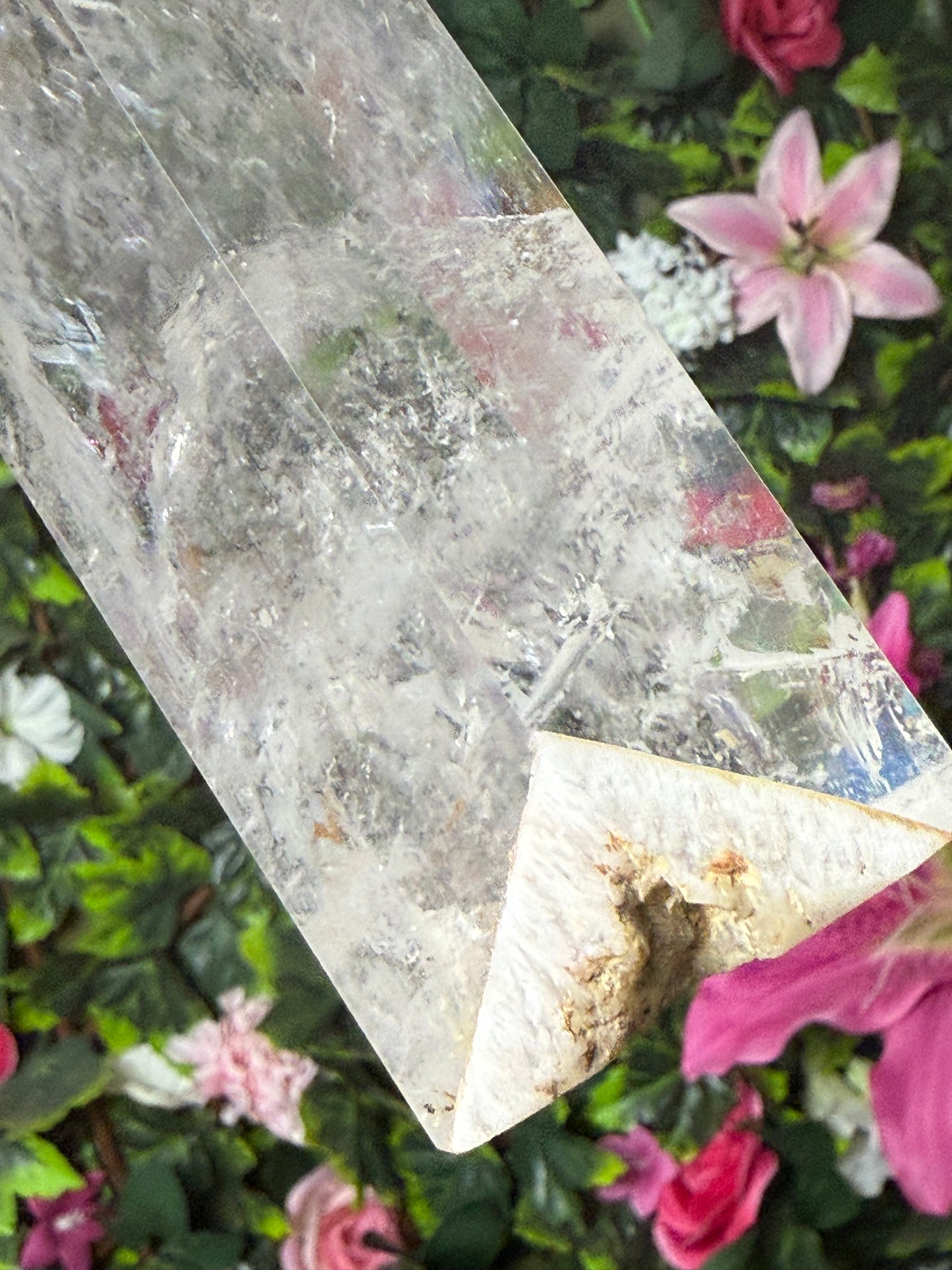 Large Clear Quartz Tower Point