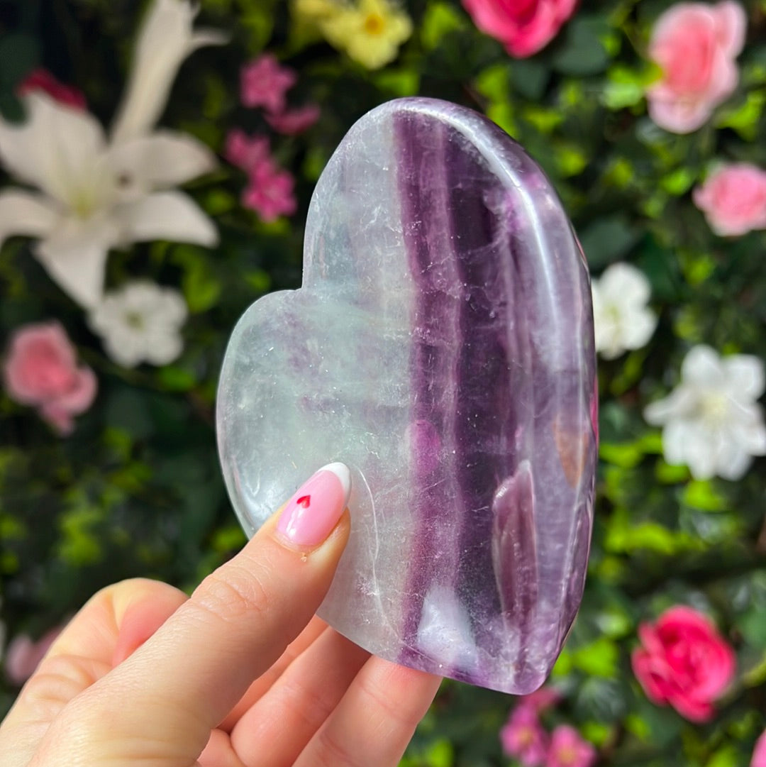 Fluorite Heart Bowl