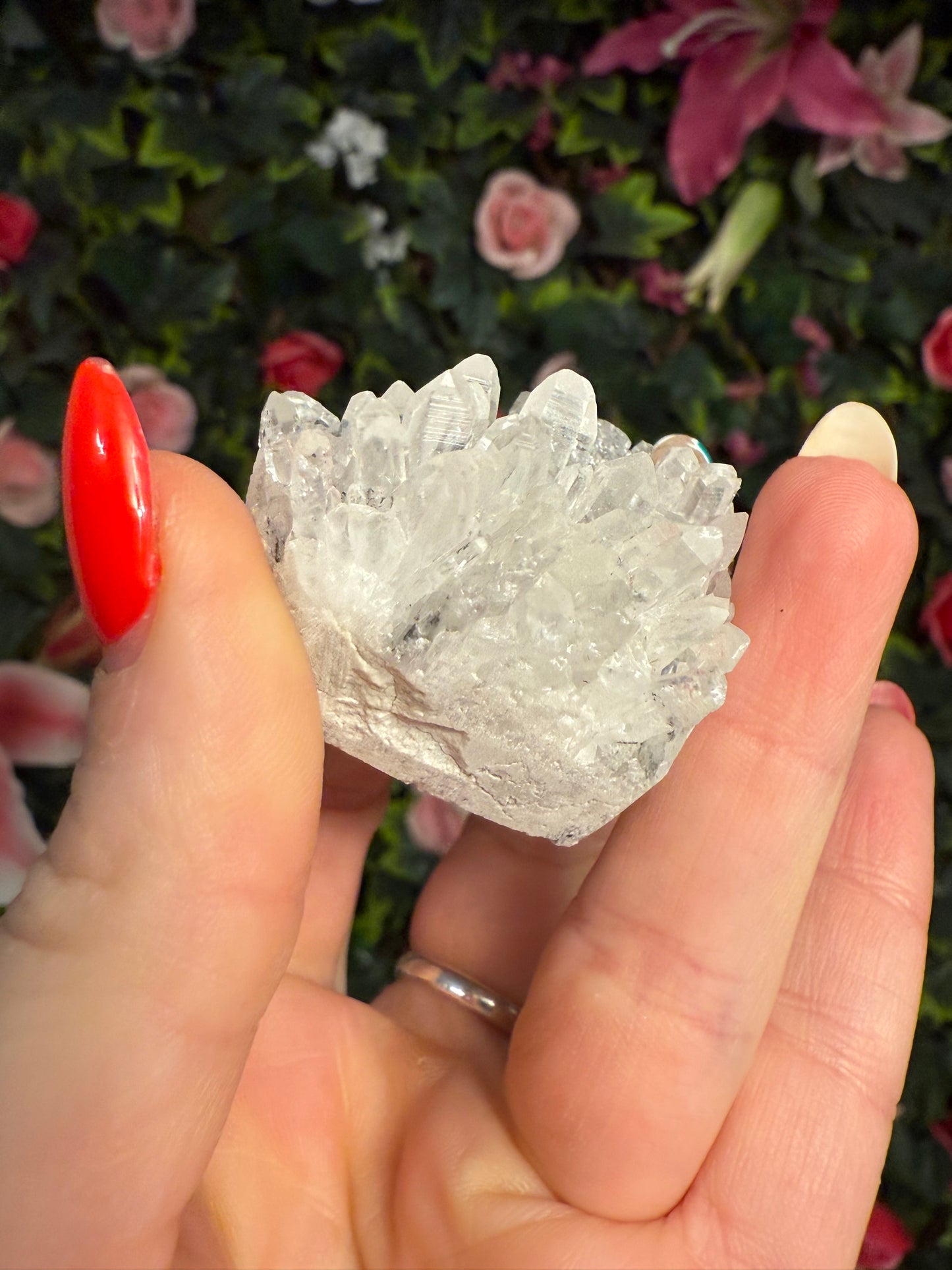 Quartz Cluster Heart