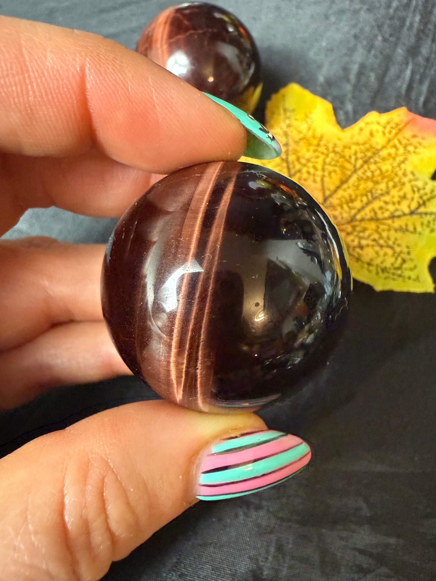 Red Tigers Eye Sphere