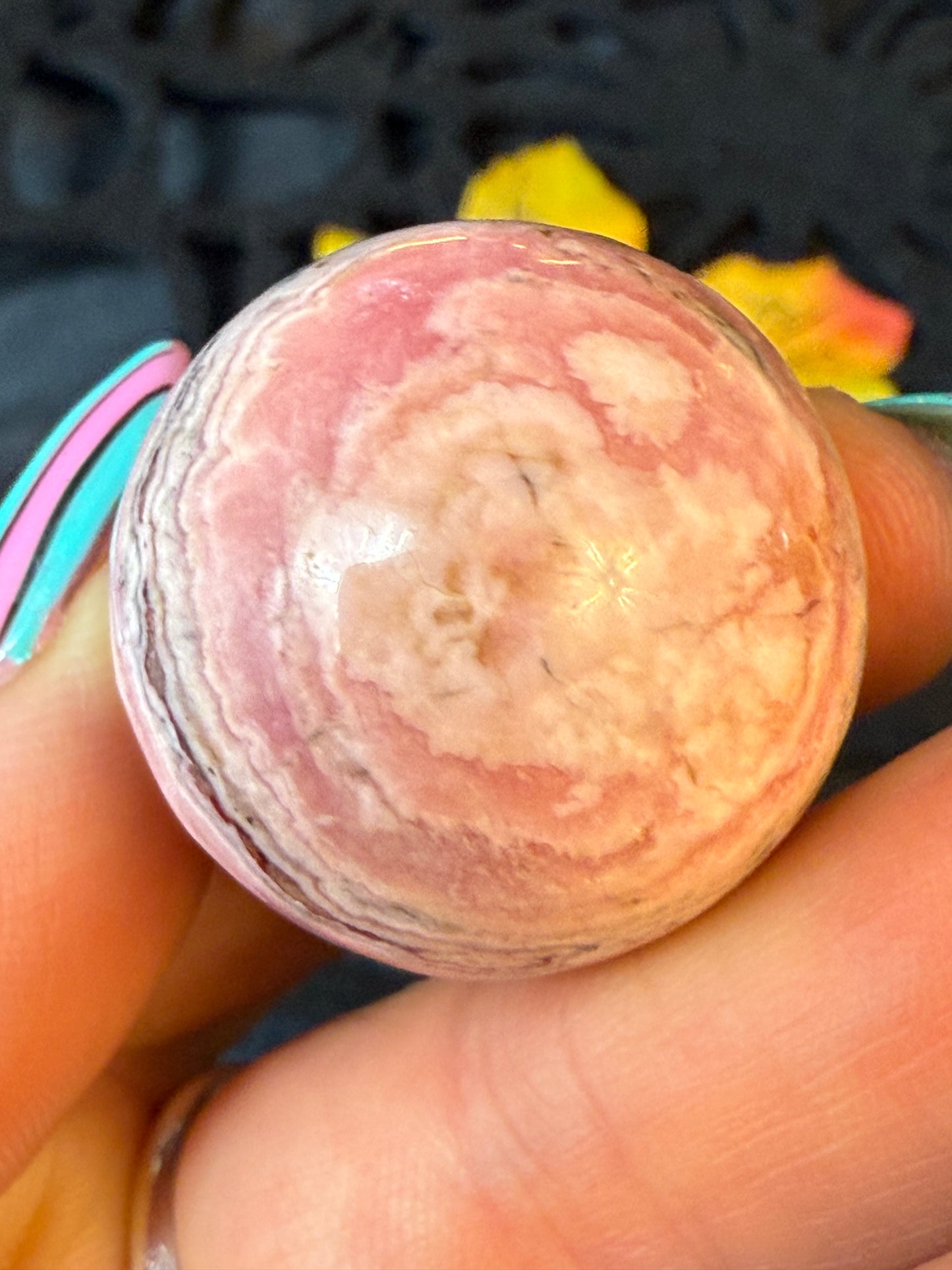 Rhodochrosite Sphere
