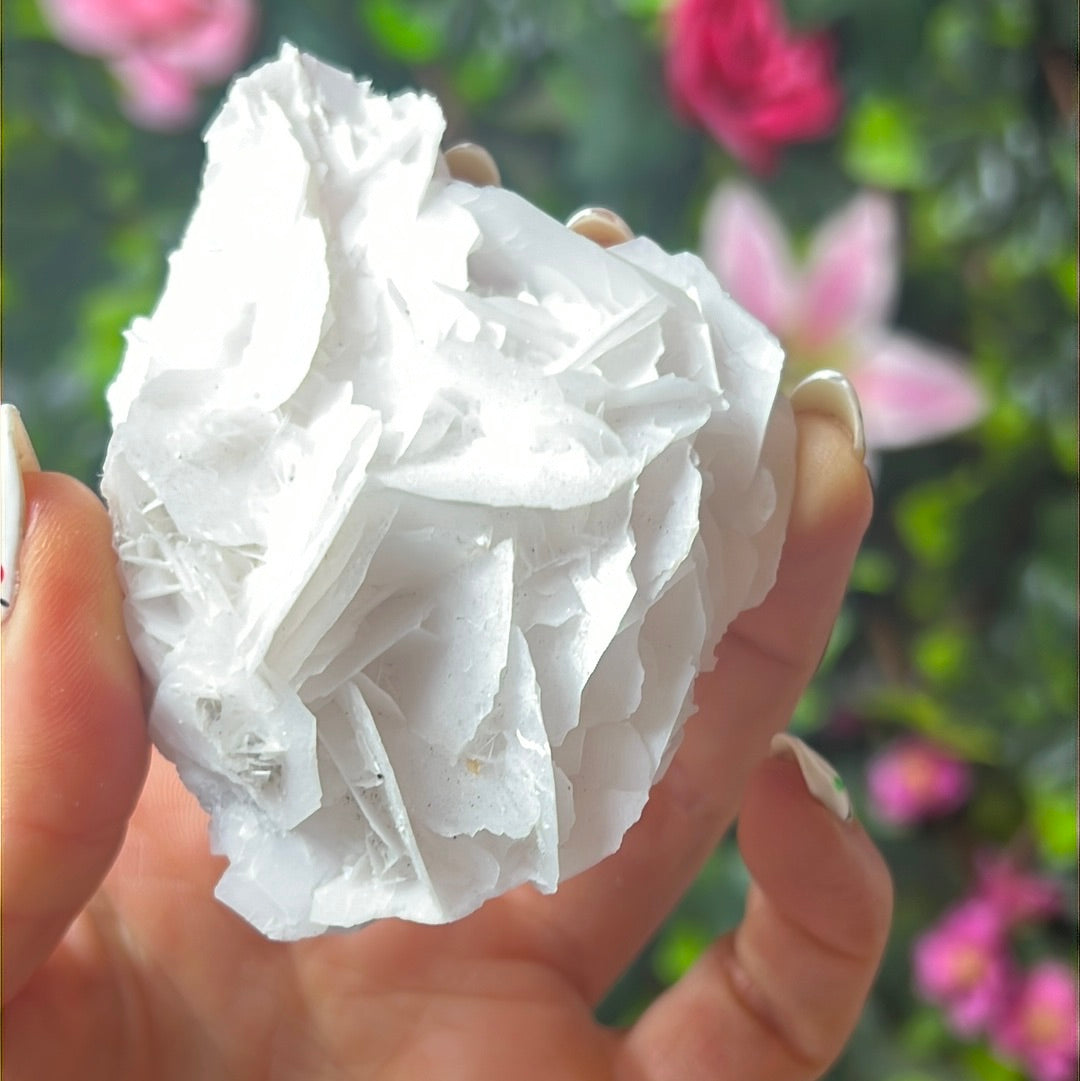 Rose Petal Calcite Specimen