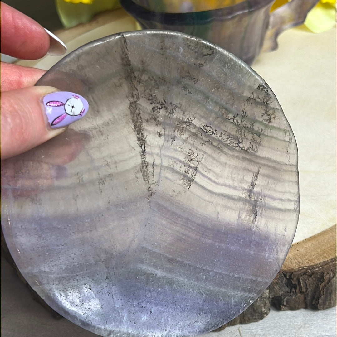 Fluorite Hand Carved Cup