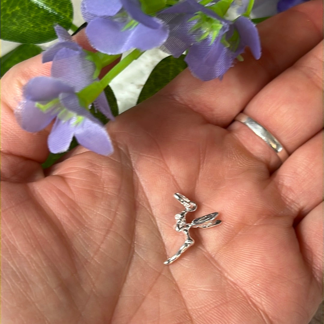 Fairy 925 Sterling Silver Pendant Charm