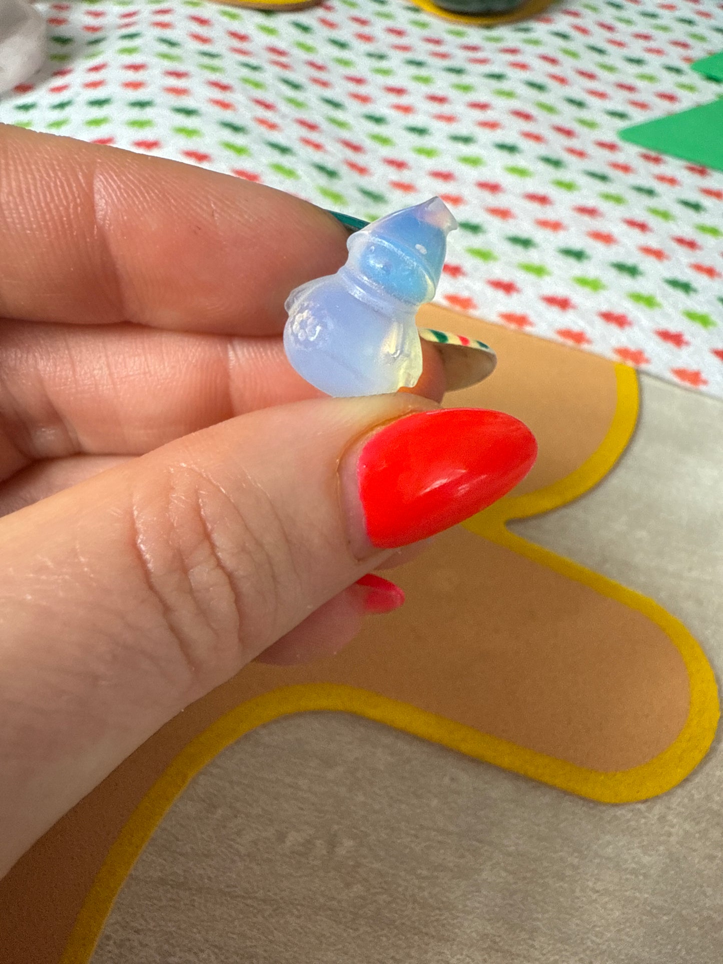 Mini Opalite snowman